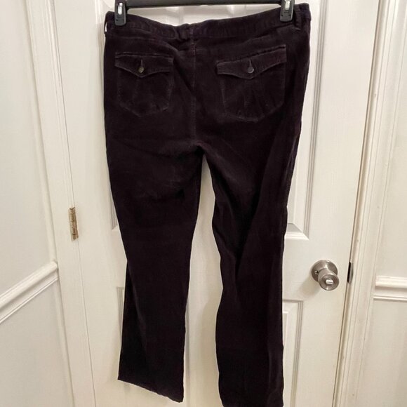a.n.a Slim Boot Cut Black Corduroy Pants Stretch size 16 - Picture 2 of 6